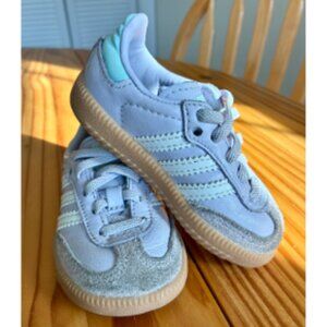 OG Adidas Sambas: Lavender, Toddler Size 4
